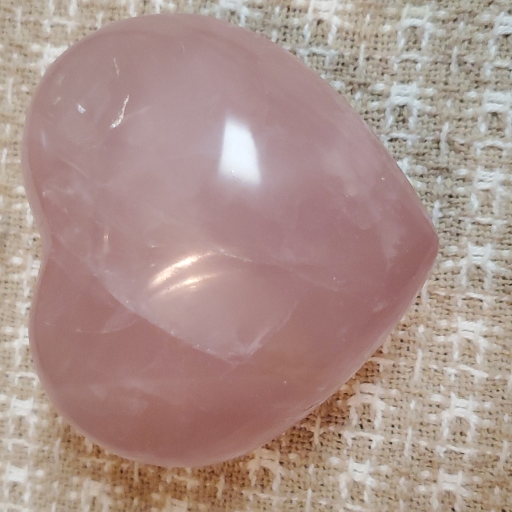 Absolutely gorgeous pink quartz heart Crystal, high quality #1